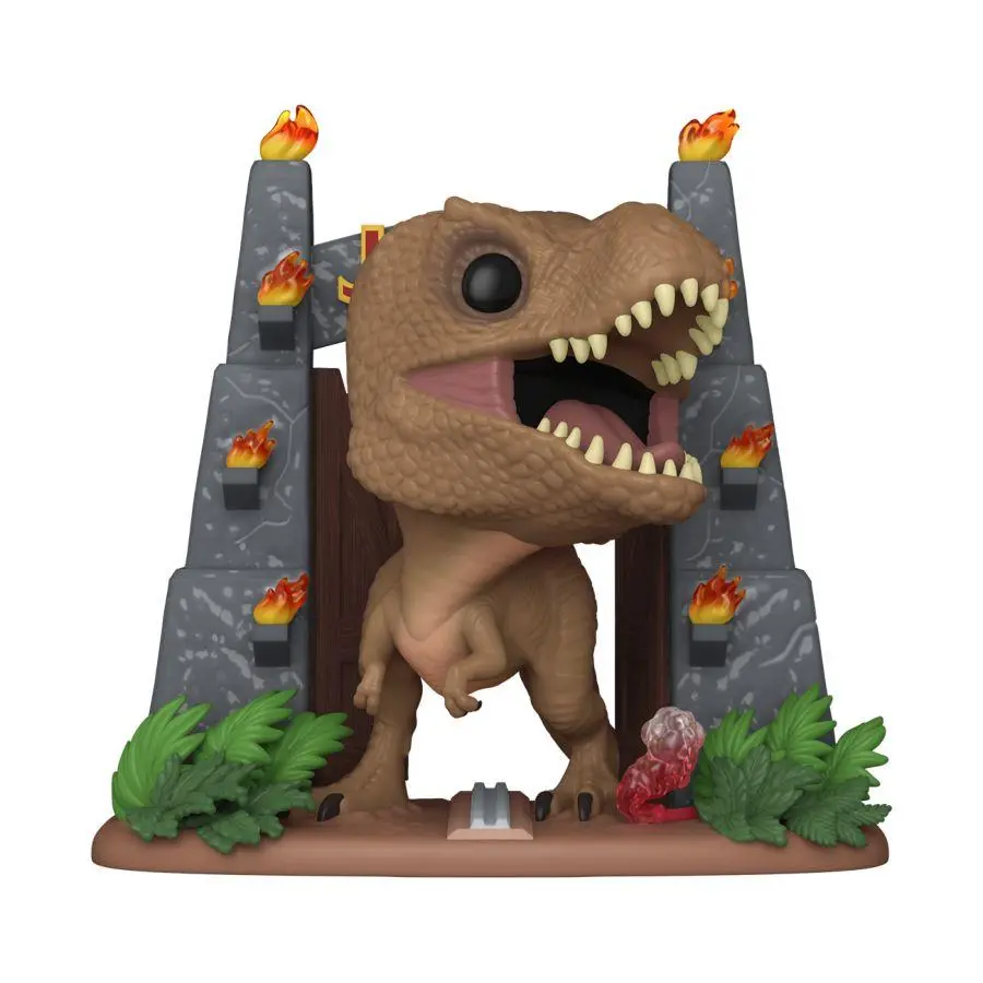 Jurassic Park - Tyrannosaurus Rex (With Gates) Pop! Deluxe 1