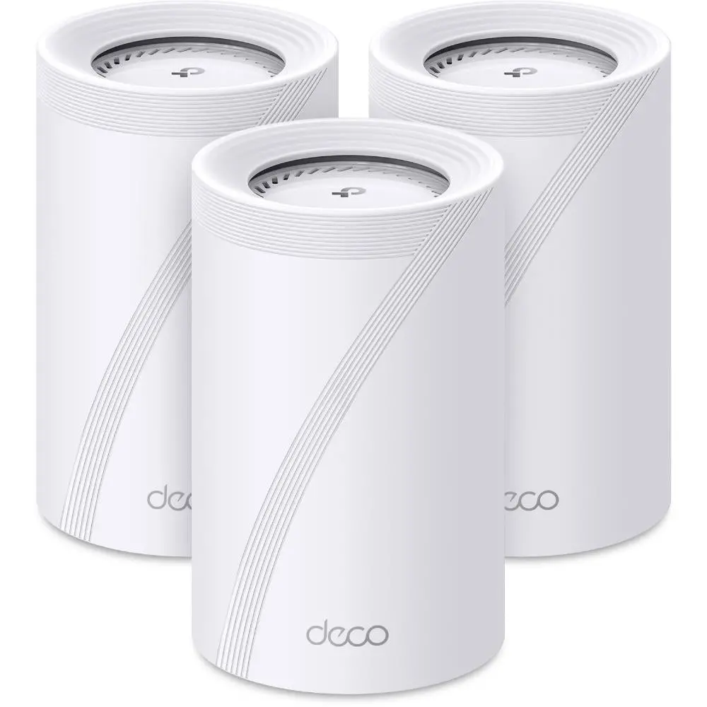 Tp-Link Deco Be17000 Tri-Band Whole Home Mesh Wi-Fi System (3-Pack) 1