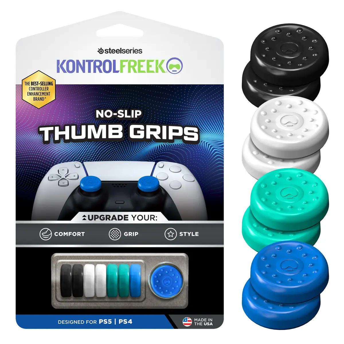 Kontrolfreak No-Slip Thumbgrip 8-Pack For Playstation 1
