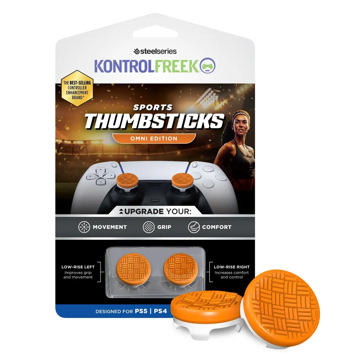 Kontrolfreak Sports Omni (Orange/White) For Playstation 1