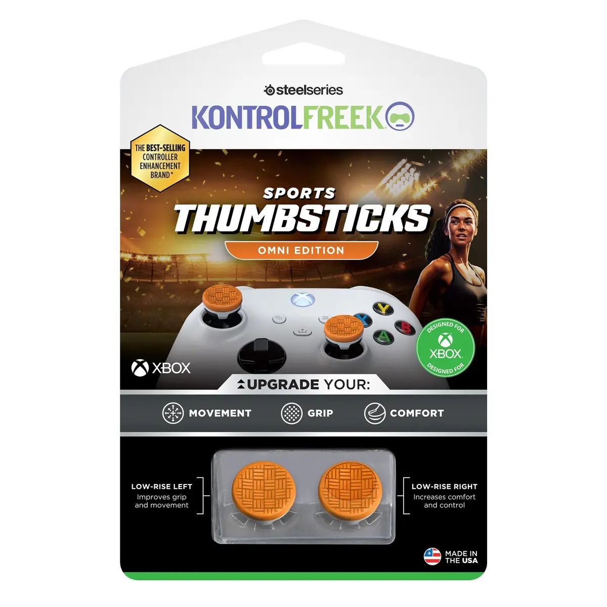 Kontrolfreak Sports Omni (Orange/White) For Xbox Series X/S 2