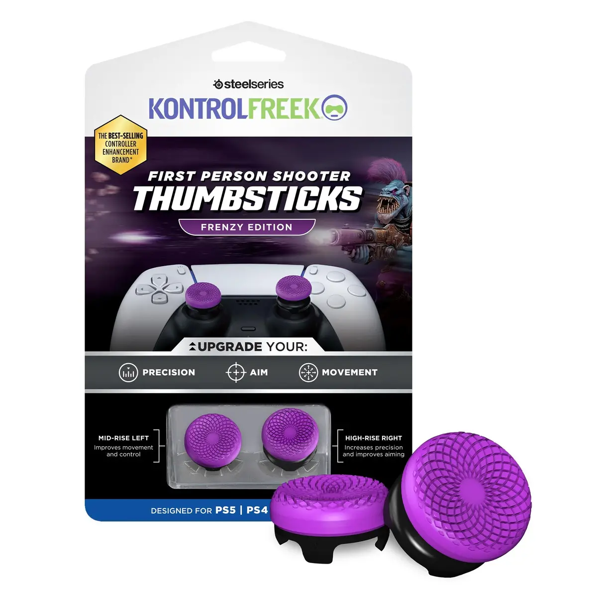 Kontrolfreak Fps Frenzy (Purple/Black) For Playstation 1