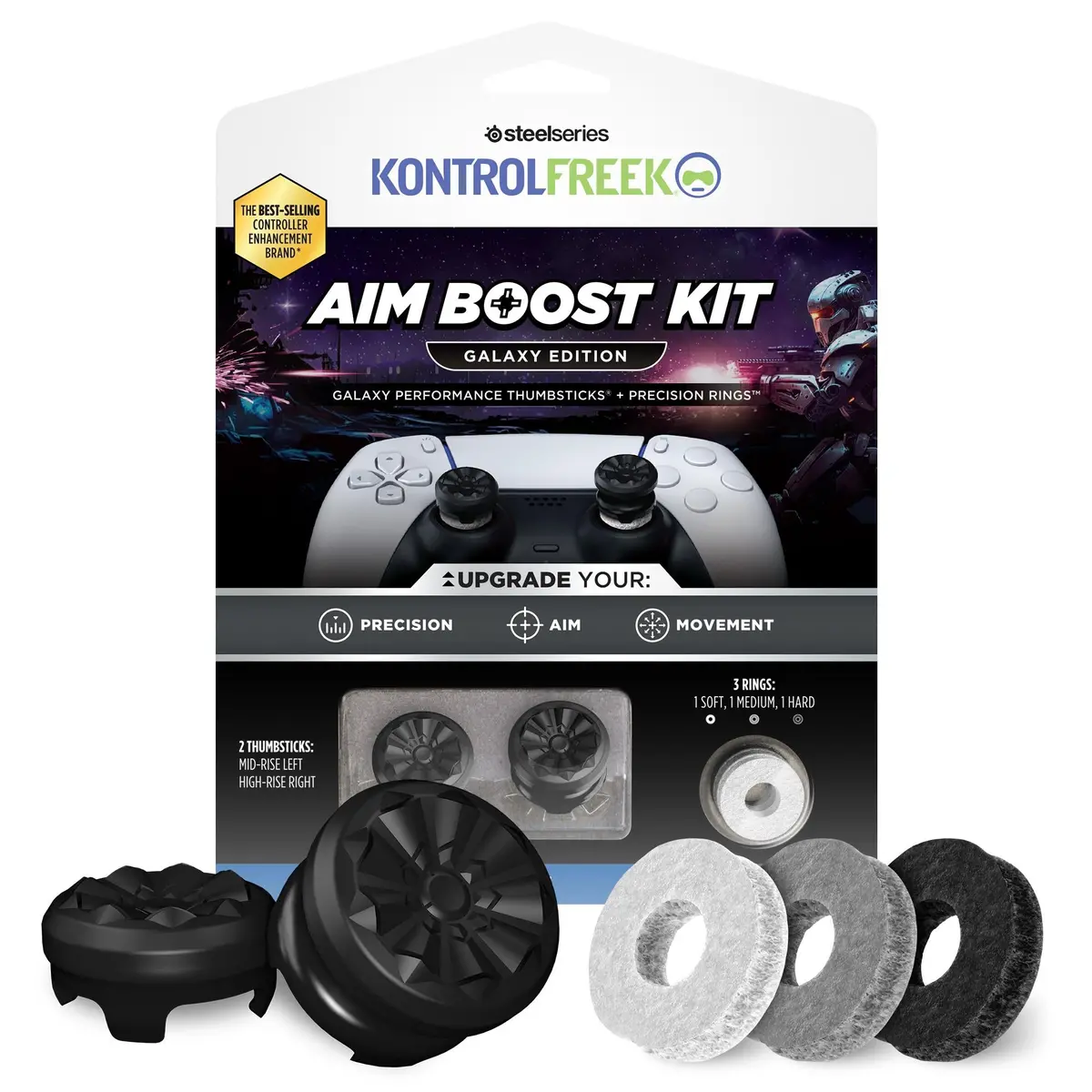 Kontrolfreak Galaxy (Black) Aimboost For Playstation 1