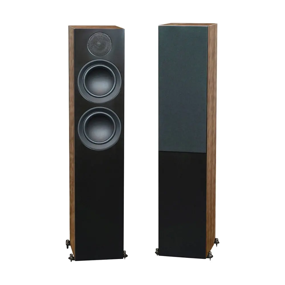 Scansonic Hd 2-Pieces L14 Series Floorstanding Home Speakers 200W (Walnut) 1