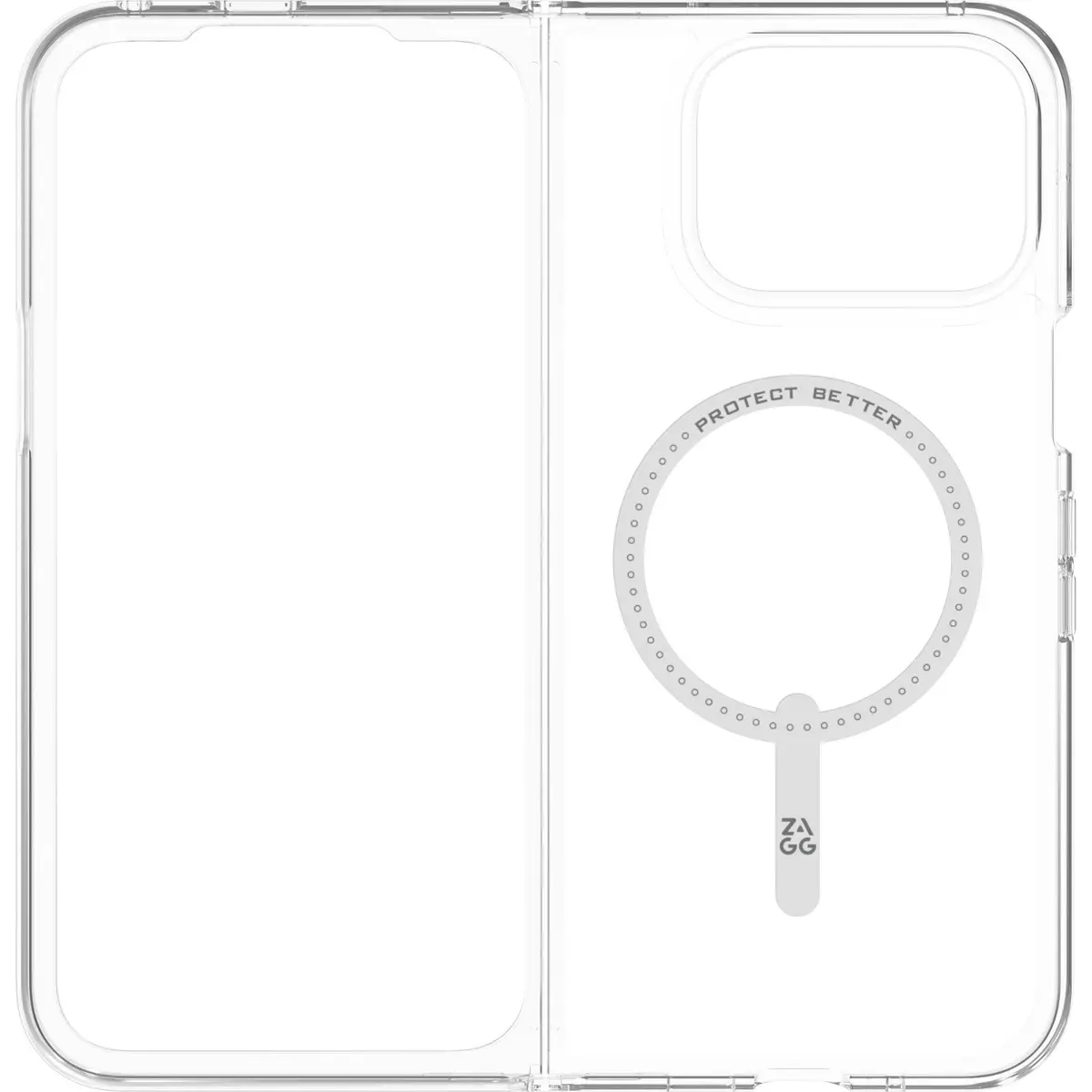 Zagg Bridgetown Snap Magnetic Case For Google Pixel 10 Pro Fold (Clear) 1