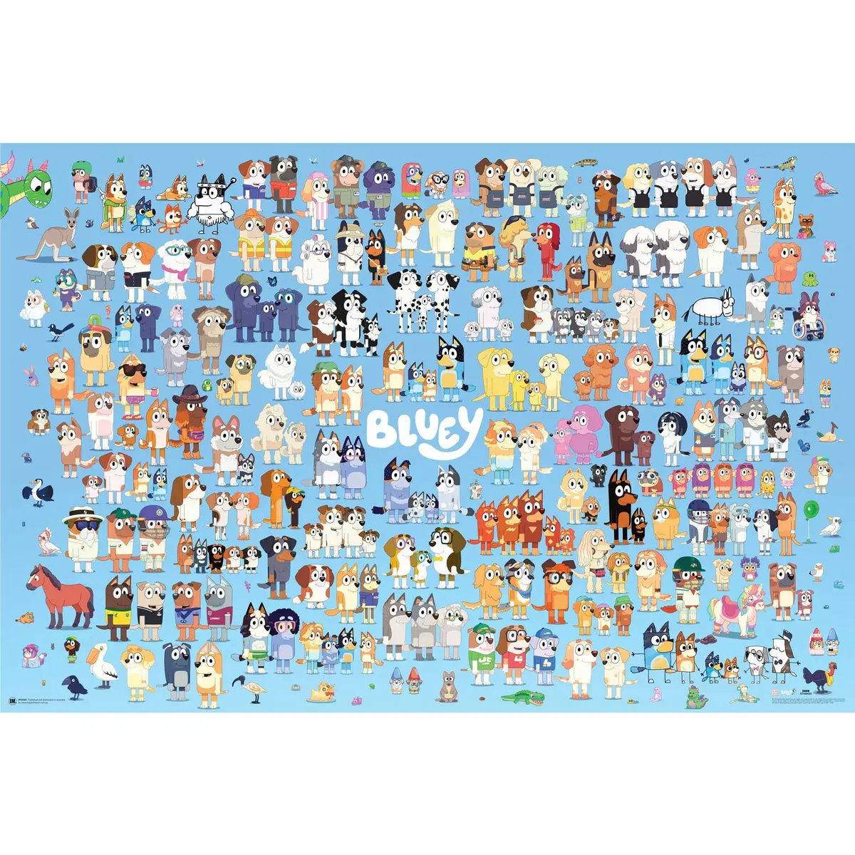 Bluey - Characters Poster 1
