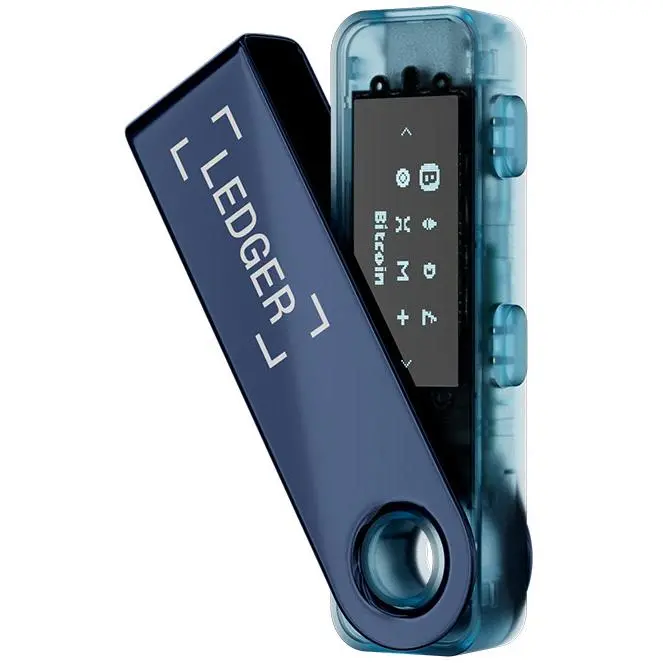 Ledger Nano S Plus Crypto Hardware Wallet (Neptune Blue) 1