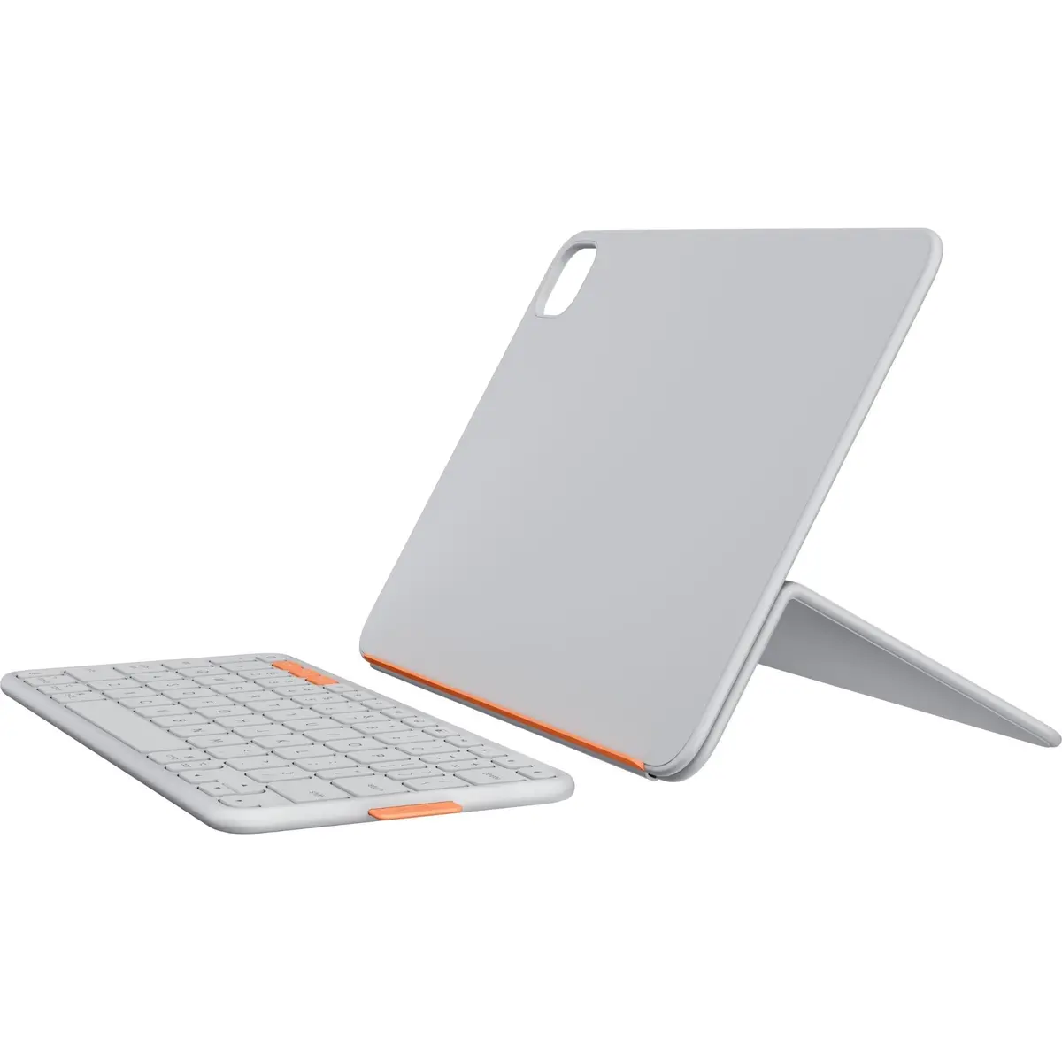 Logitech Flip Folio For Ipad Pro 11" M4 & Air 11" M4/M3/M2 & 5Th Gen (Pale Grey) 1