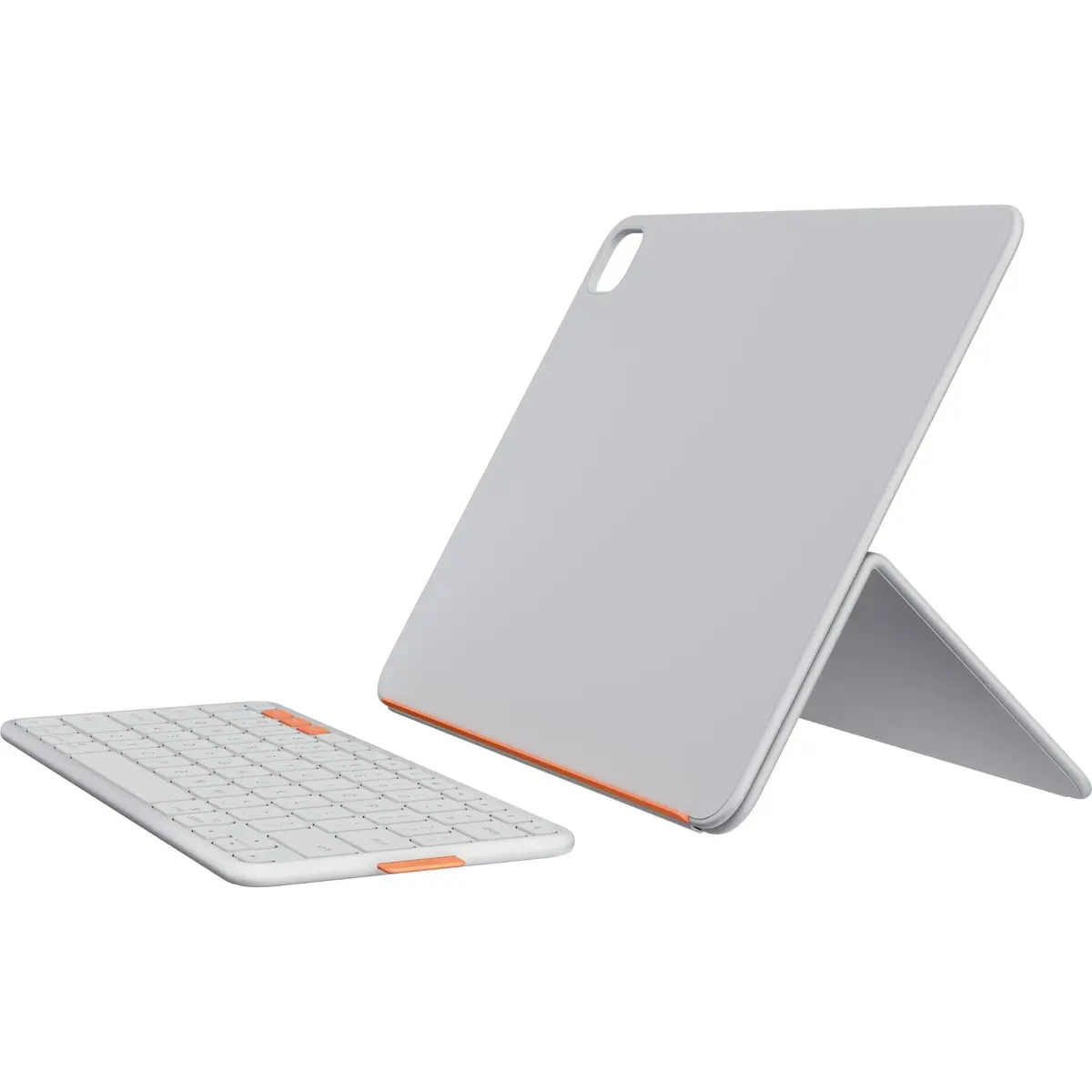 Logitech Flip Folio For Ipad Pro 13" M4 & Air 13" M4/M3/M2  (Pale Grey) 1