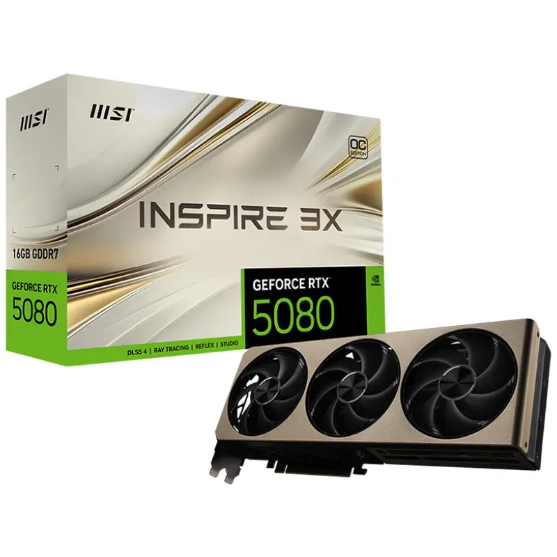 Msi Geforce Rtx 5080 16G Inspire 3X Oc Graphics Card (Geforce Rtx 5080 16G Inspire 3X Oc) 1