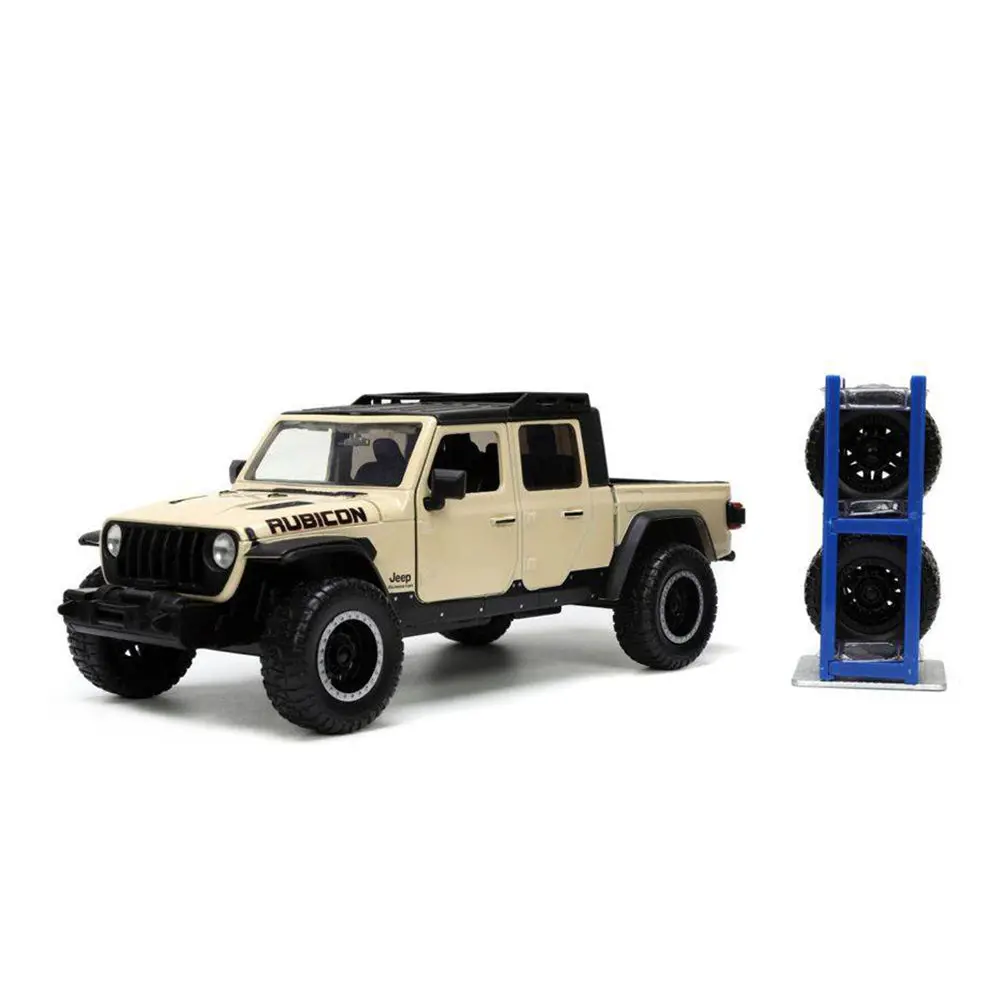 Jada 1:24 Scale Just Trucks Jeep Gladiator 2020 Diecast Model With Extra Wheels 1