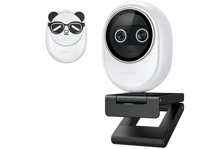 Emeet Piko+ Dual-Camera Ai-Powered 4K Webcam White 1