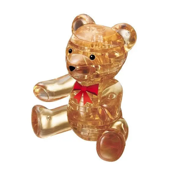Bepuzzled 3D Crystal Puzzle: Brown Teddy Bear 41Pc 1