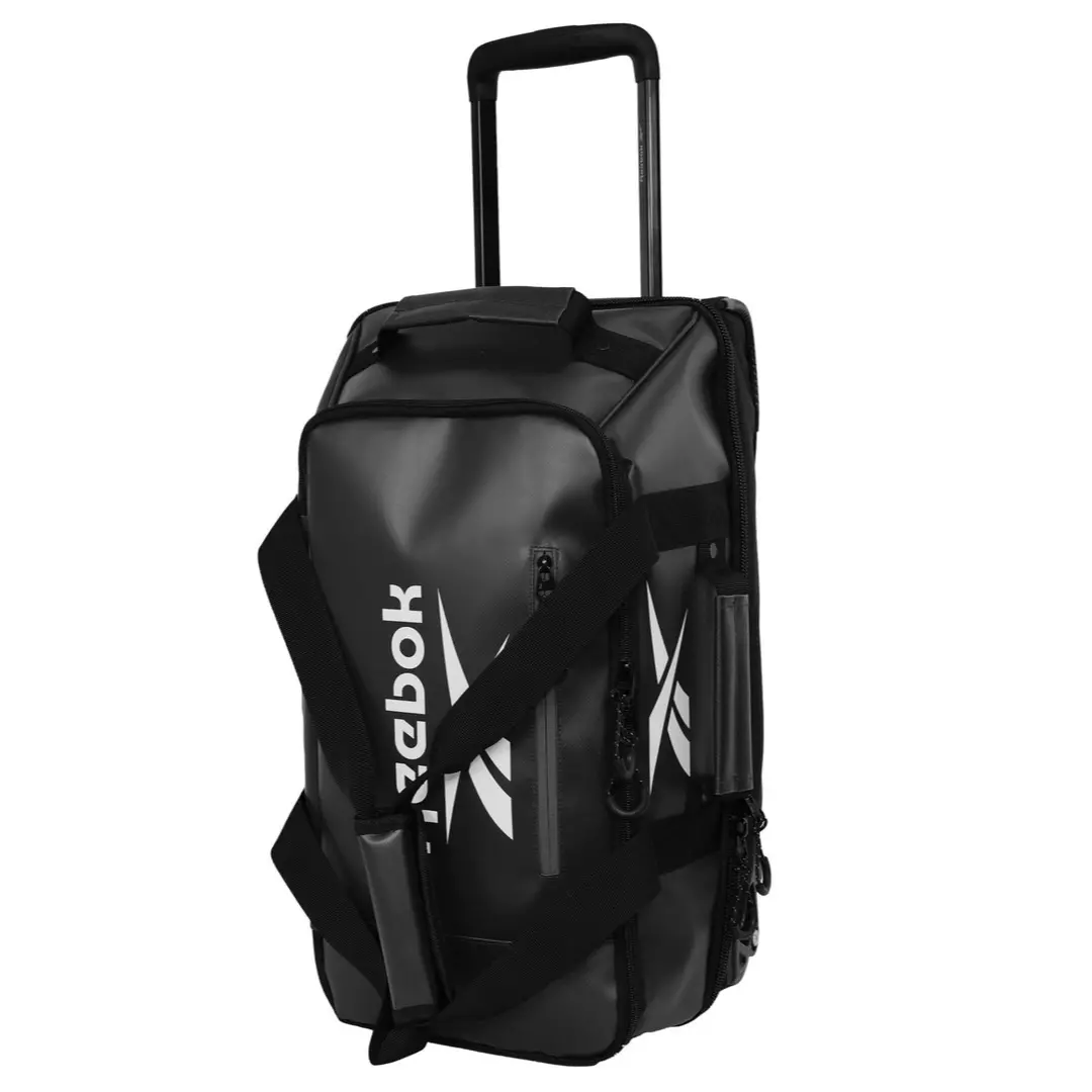Reebok All Star Cabin 39L Leather Film Trolley Luggage (Black) 1