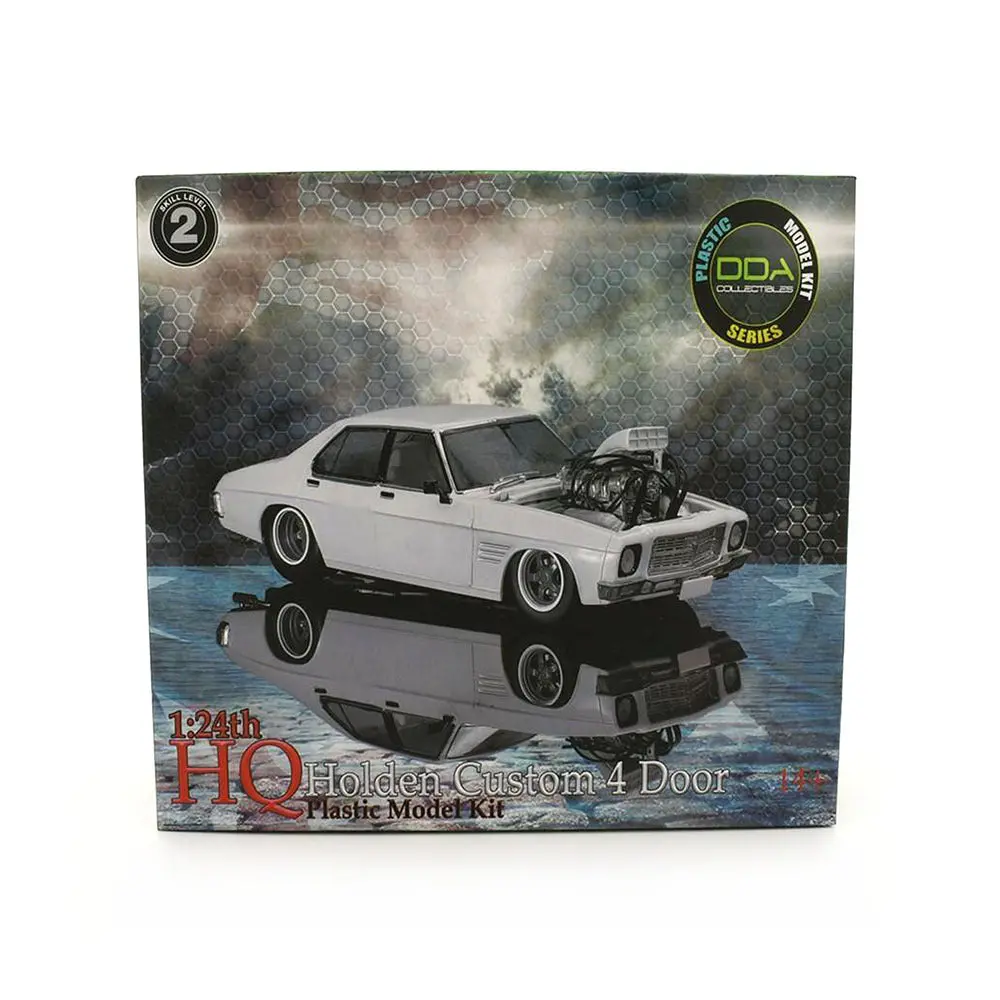 Dda Licensed 1:24 Scale Hq Holden Slammed Blown 4 Door Sealed Body Plastic Model Kit 1