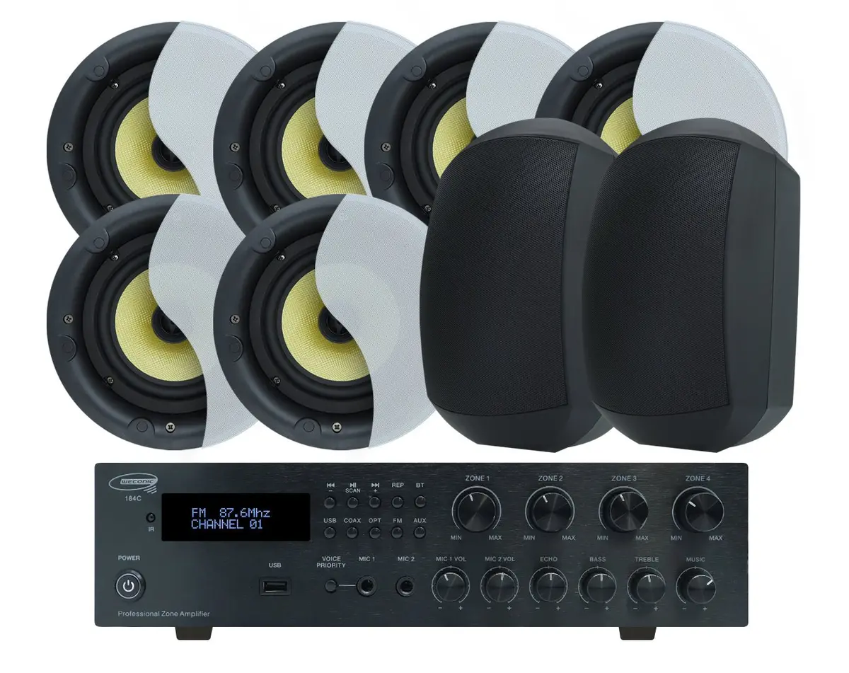 Weconic Indoor/Ceiling Speakers 5" 122Mm Pair 5Irc 1