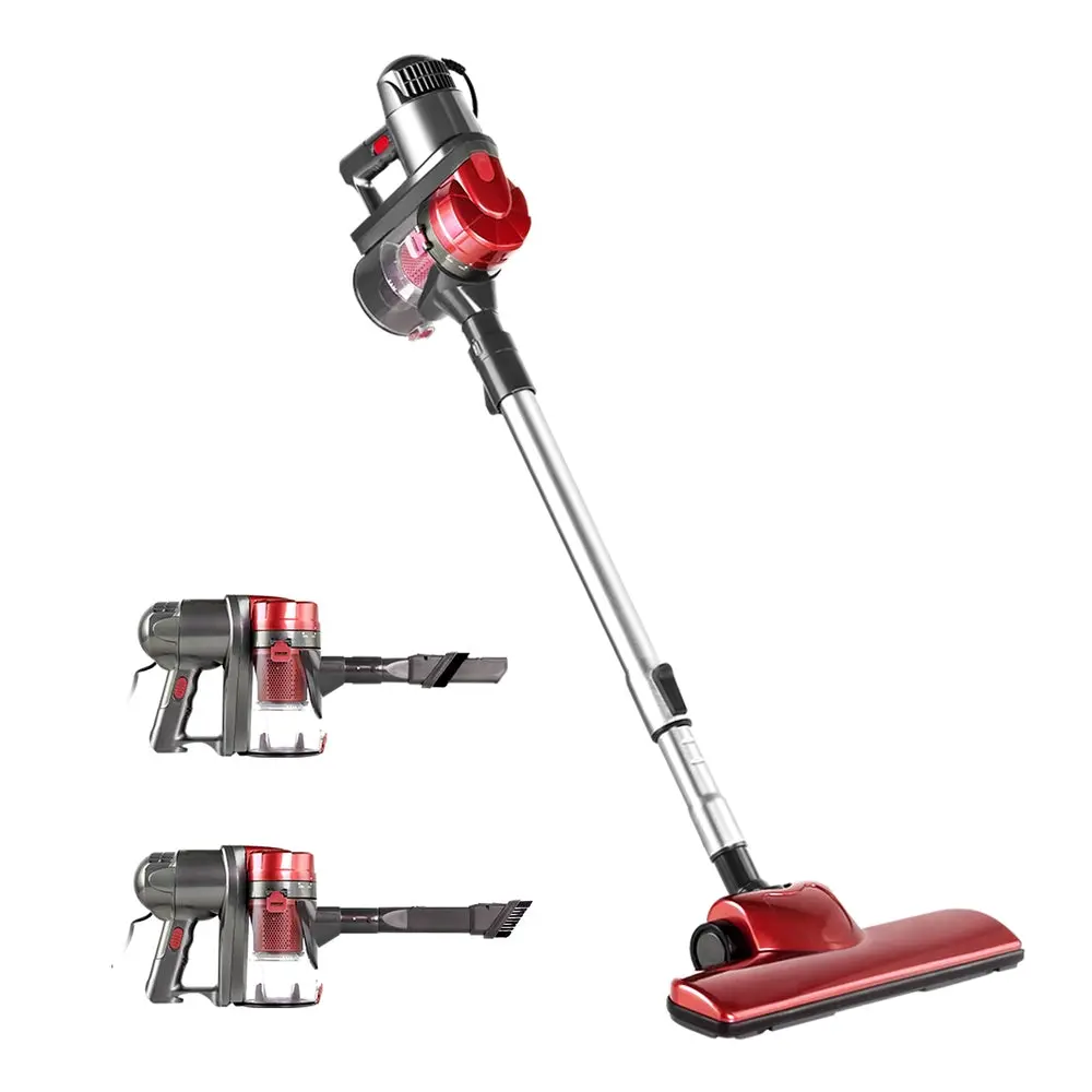 Devanti Stick Vacuum Cleaner Handheld Corded 450W (Red) 1