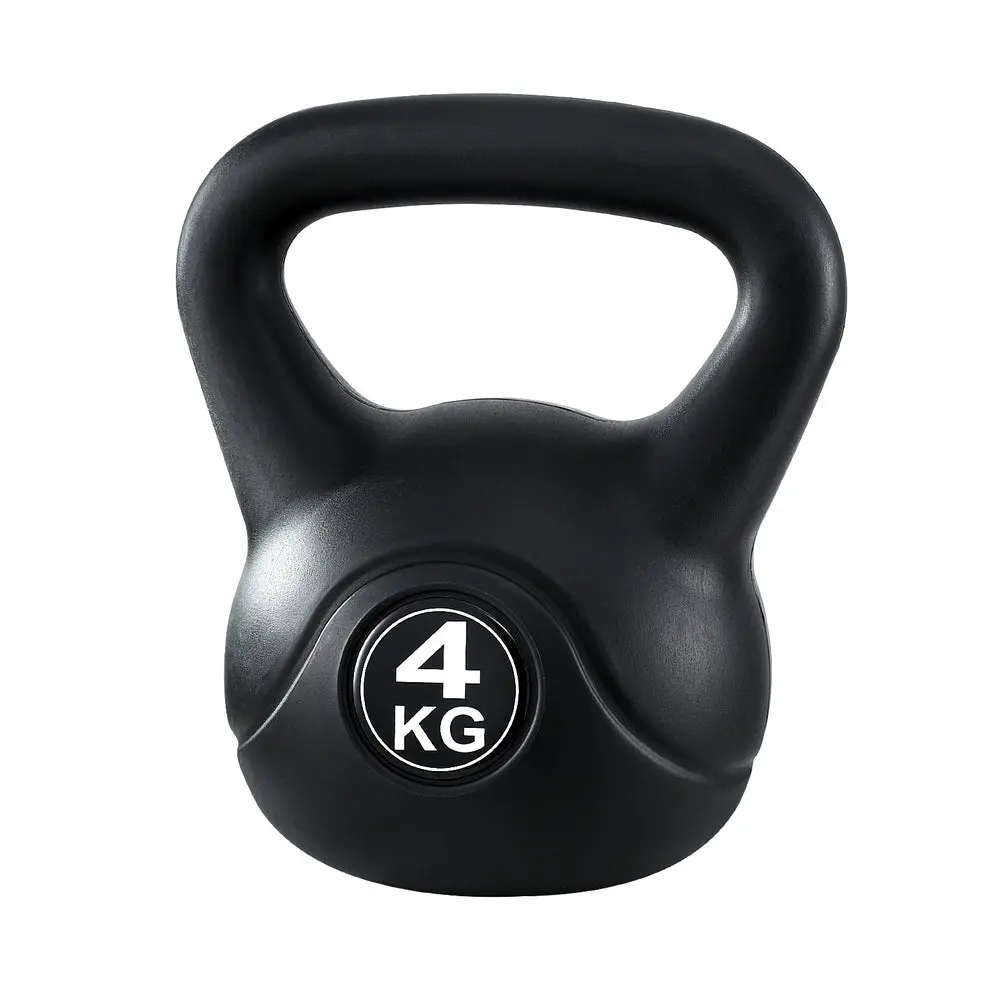Everfit 4Kg Kettlebell Set Weight Lifting Bench Dumbbells Kettle Bell Gym Home 1