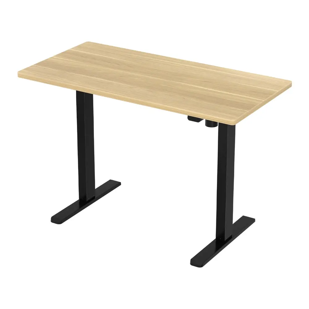 Artiss Standing Desk Motorised White Oak 140Cm 1