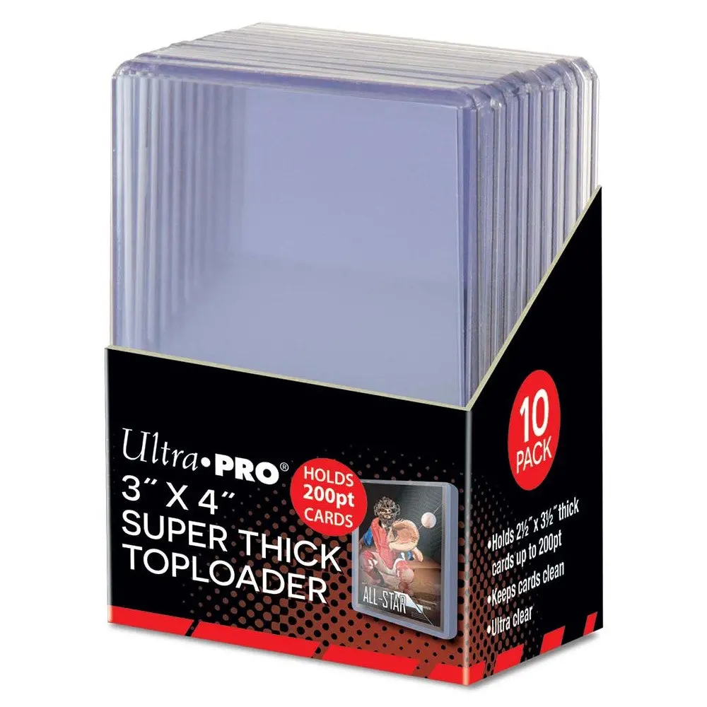 Ultra Pro: Up15286 3"X4" Super Thick 200Pt Toploader 10Ct 1