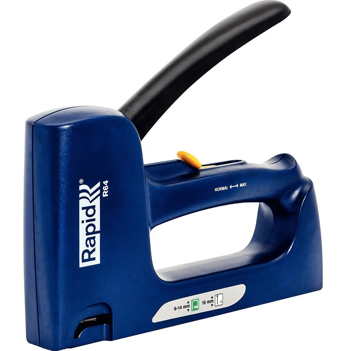 Rapid R64e Dual Staple Gun Tacker Flatwire Staples 140/6-14 & Brads 8/15 Plastic 1