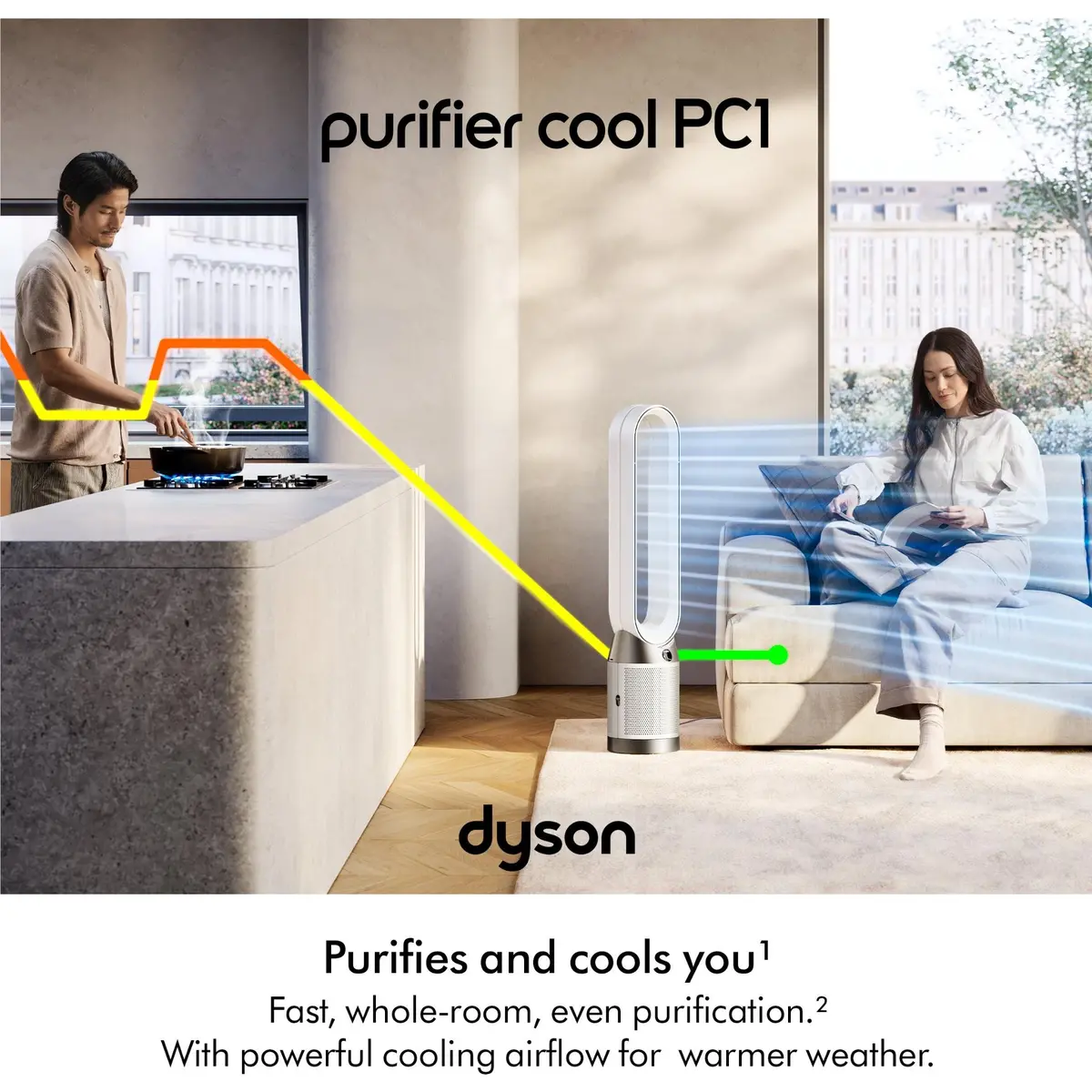 Dyson Purifier Cool Pc1 (White) 2