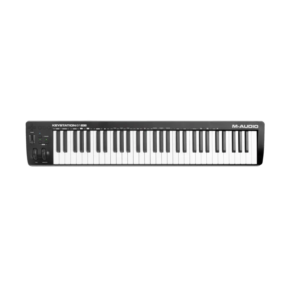 M-Audio Semi-Weighted Mk3 Keystation Electronic Keyboard Usb-Midi Connect 61 Key 2