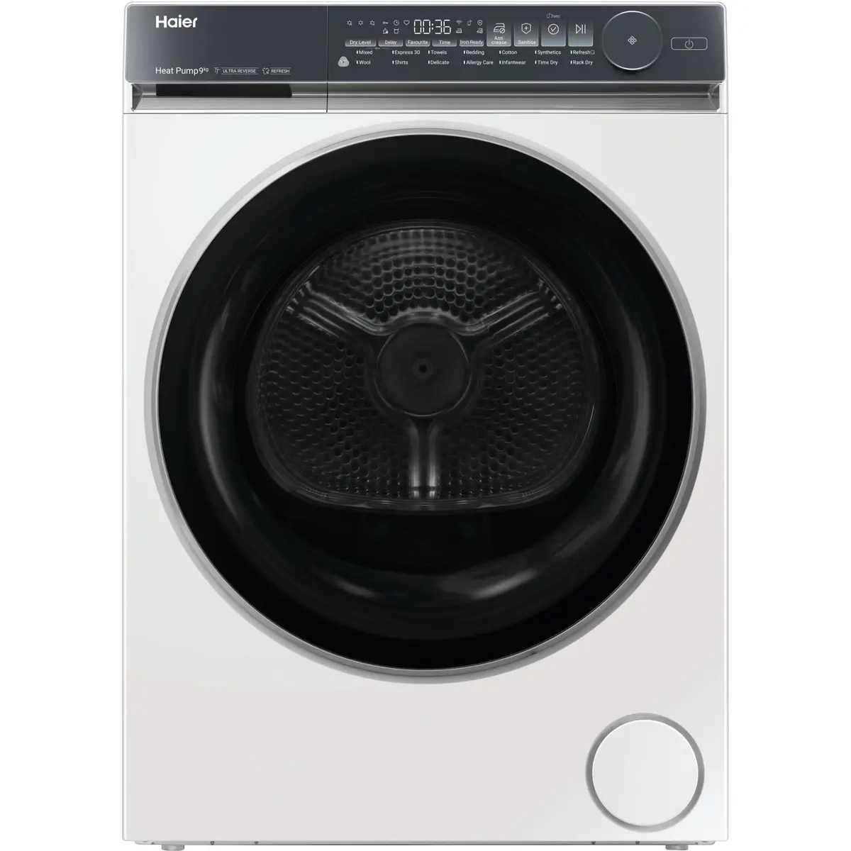 Haier Hdhp90nw1 9Kg 500 Series Heat Pump Dryer (White) 1
