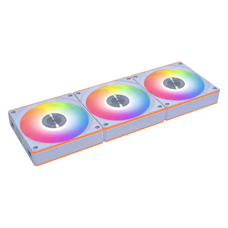 Lian Li Uni Fan Cl Wireless 120Mm Rgb White Pwm Fan With Controller - Triple Pack (12Cl1w3w) 1