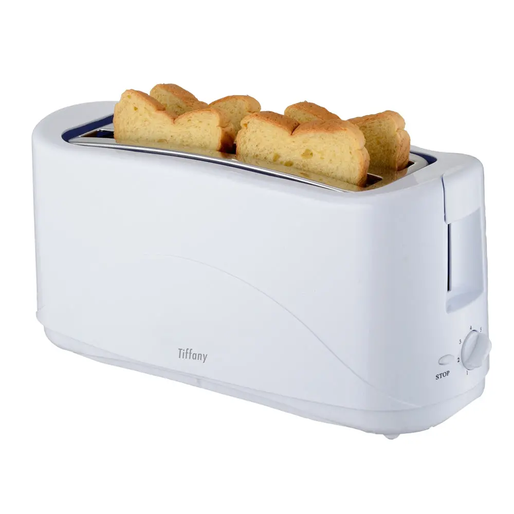 Tiffany 4 Slice Cool Touch Toaster 1300W 7 Browning Settings Automatic Pop-Up 1