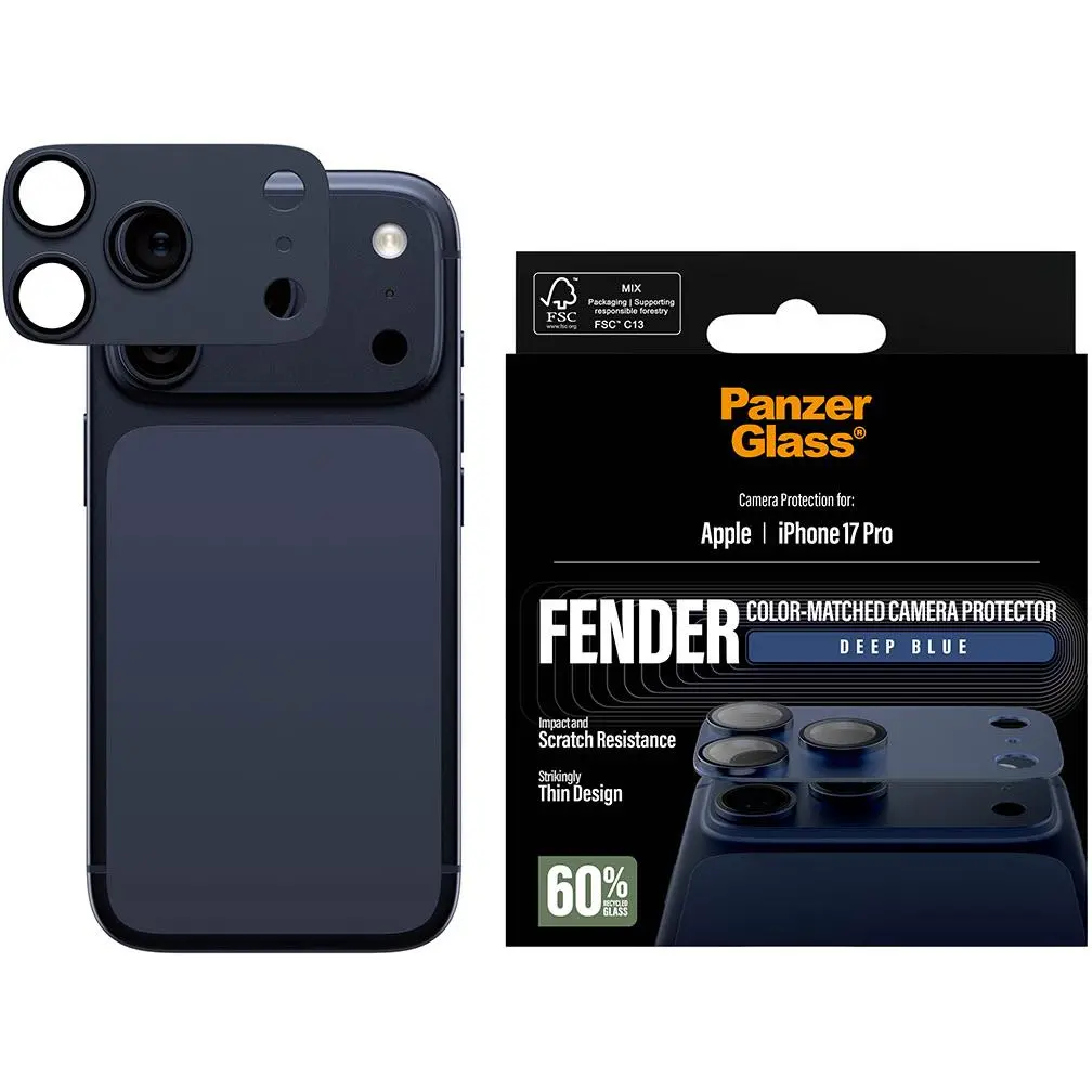 Panzerglass Fender Camera Lens Protector For Iphone 17 Pro (Deep Blue) 2