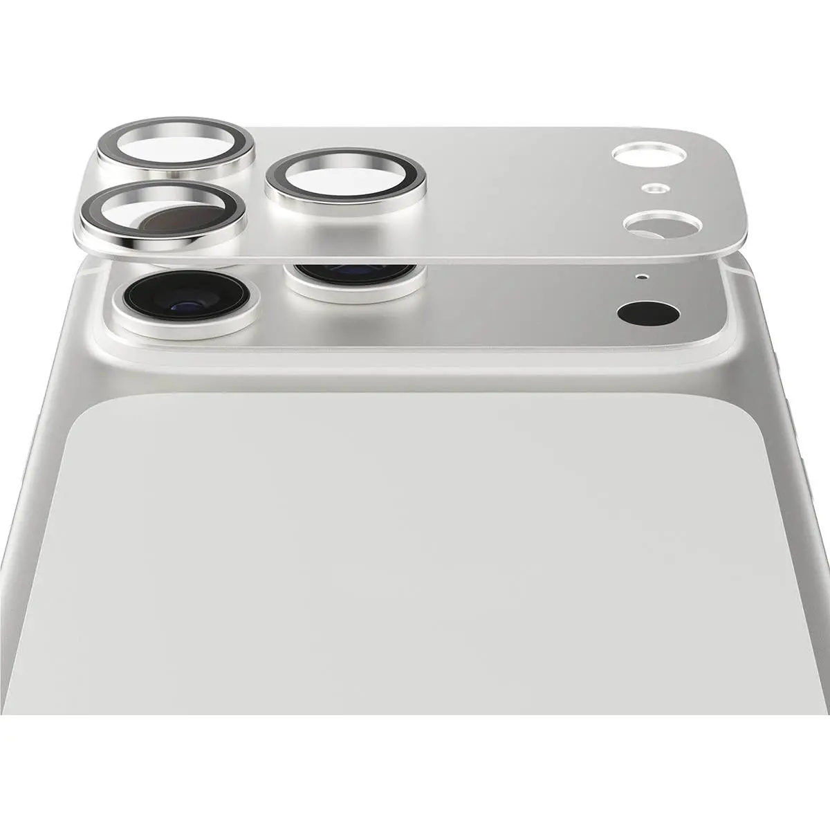 Panzerglass Fender Camera Lens Protector For Iphone 17 Pro Max (Silver) 1