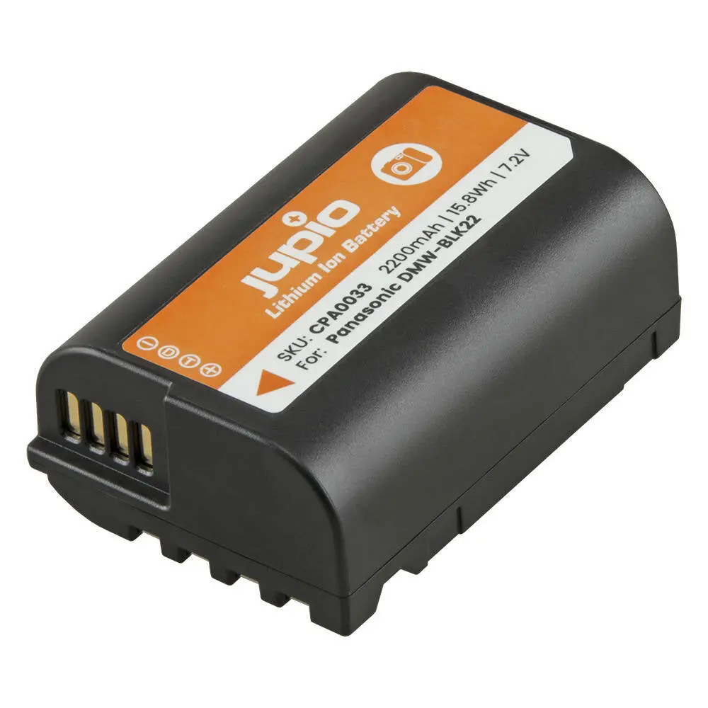 Jupio Li-Ion 7.2V 2200Mah Rechargeable Battery For Panasonic Dmw-Blk22 Cam 1