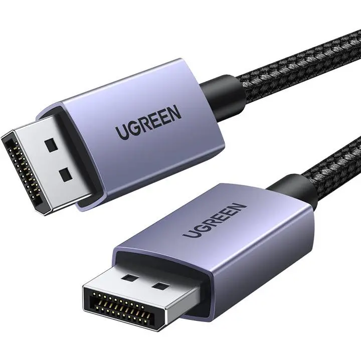 Ugreen Displayport 2.1 Male To Male 16K Braided Cable (2M) 1