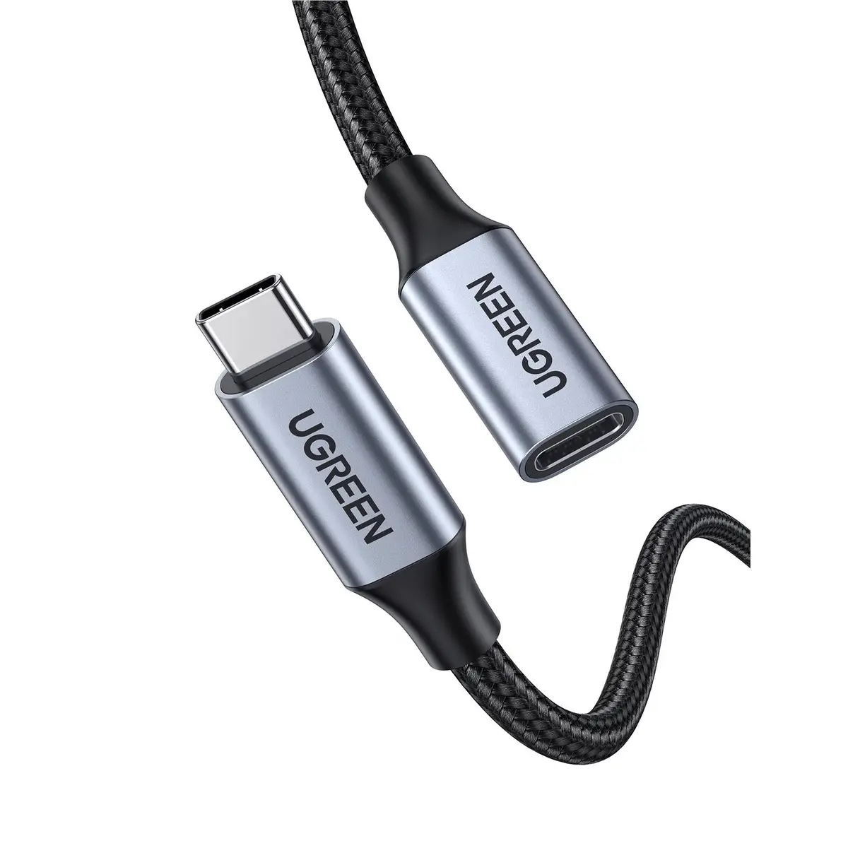 Ugreen Usb-C Male To Usb-C Femal 10Gbps/100W Braided Cable 1