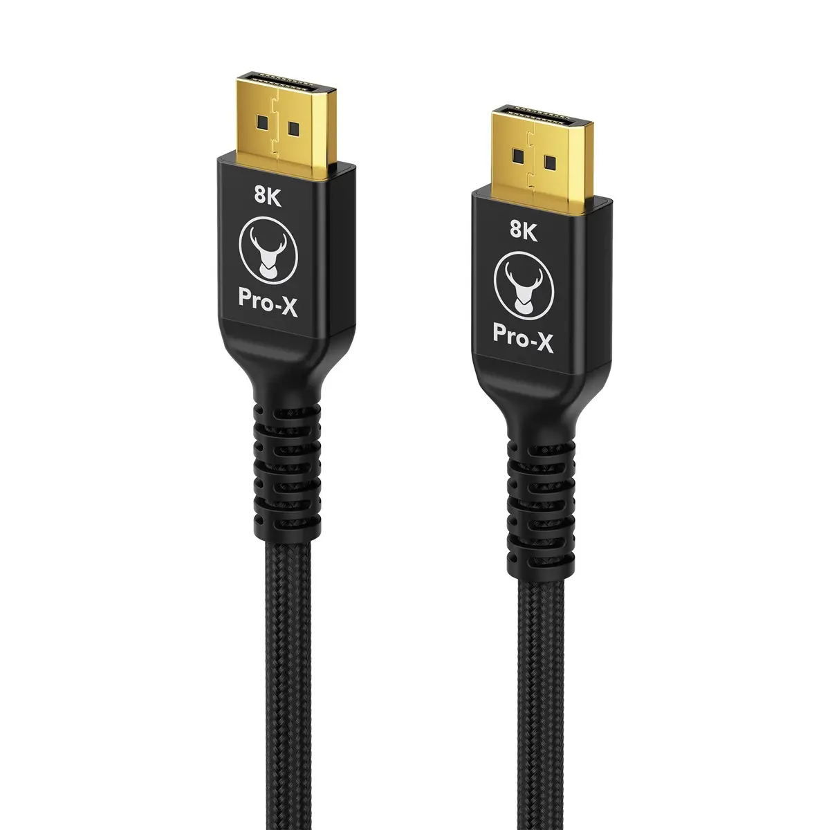 Bonelk Pro-X Long-Life Displayport To Displayport Cable 2.5M (Black) 2