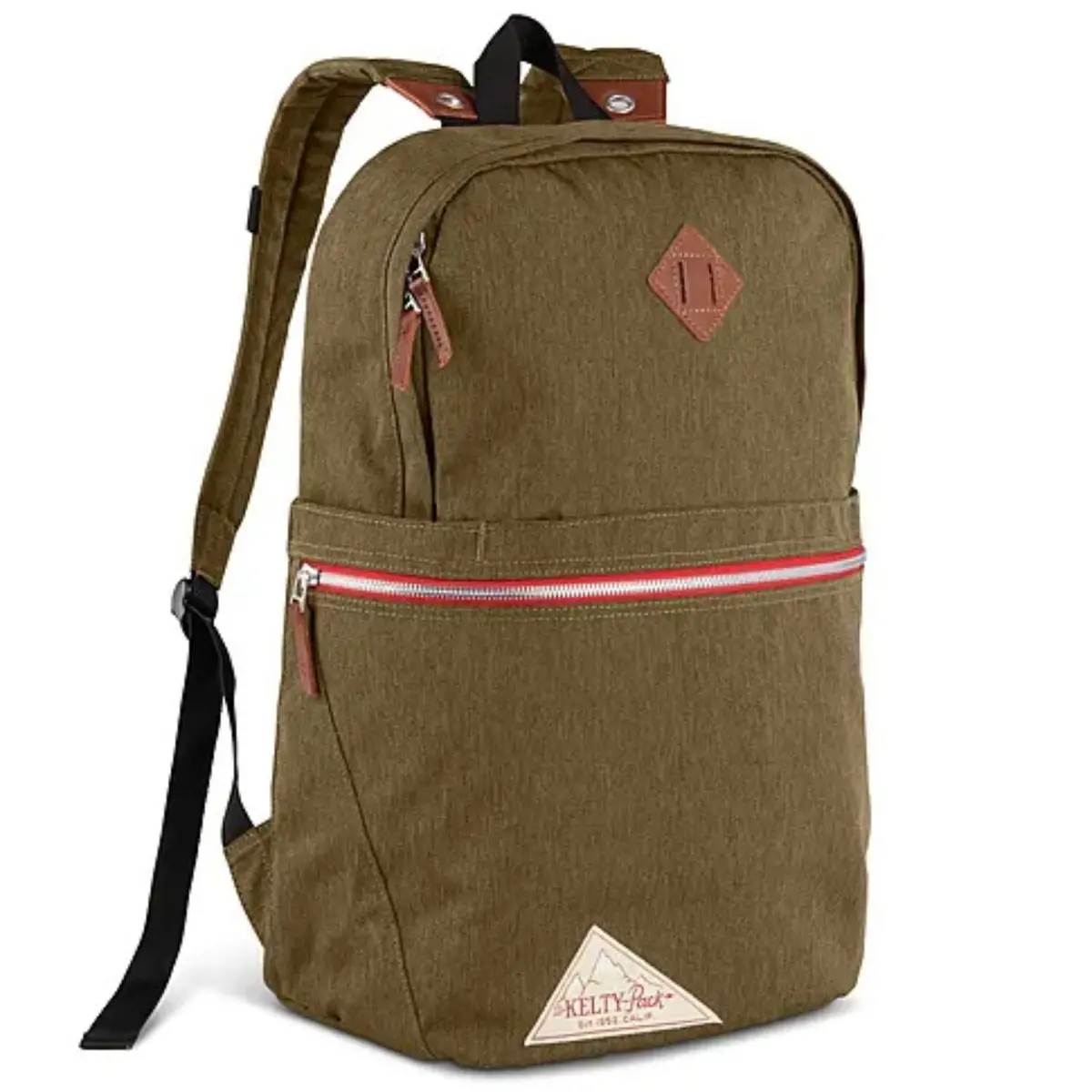 Kelty Linwood Backpack Heritage Laptop Bag Hydration Compatible 21L (Burnt Olive) 1