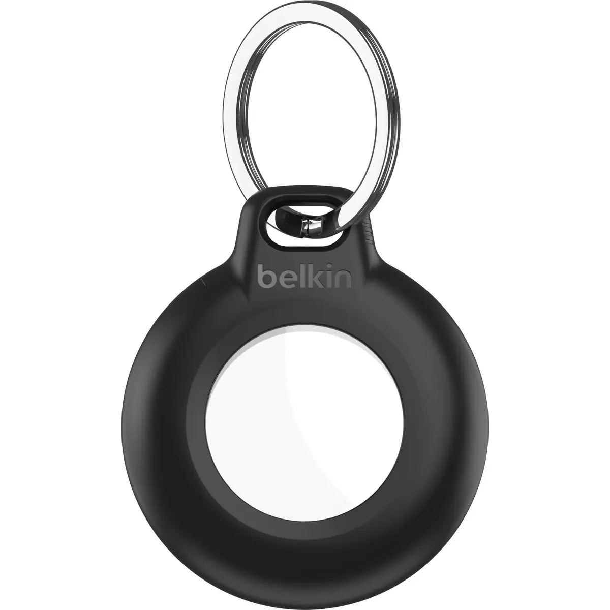 Belkin Waterproof Secure Airtag Holder With Key Ring (Black) 1