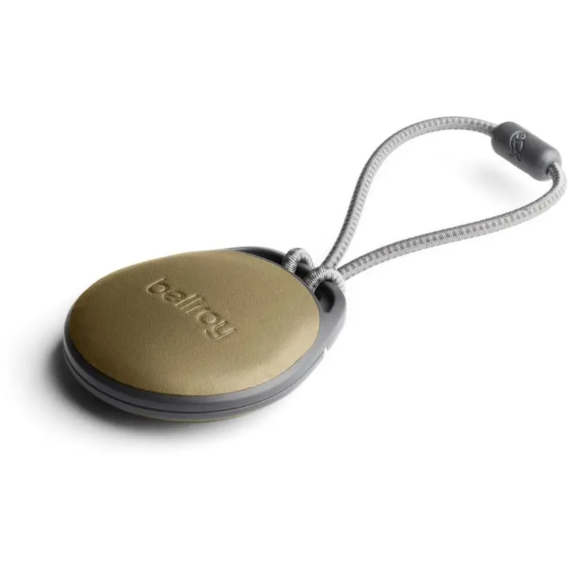 Bellroy Leather Airtag Case (Khaki) 1