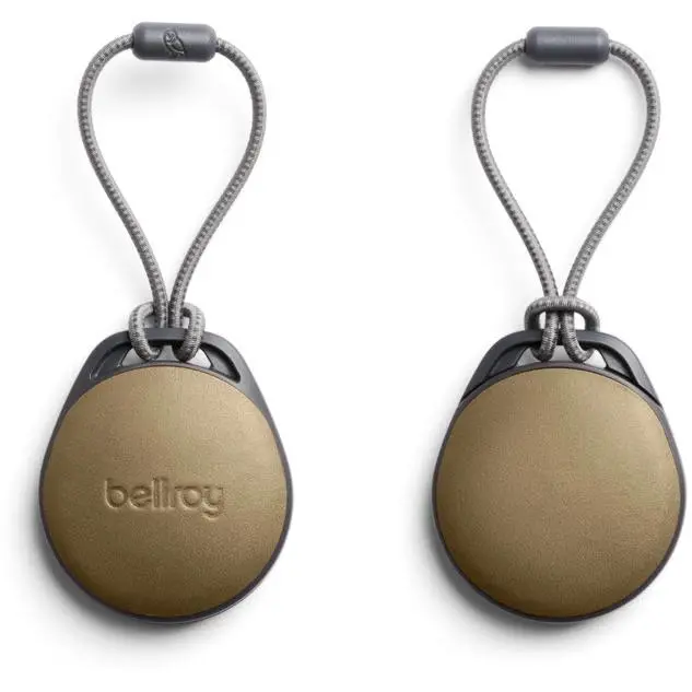 Bellroy Leather Airtag Case (Khaki) 2