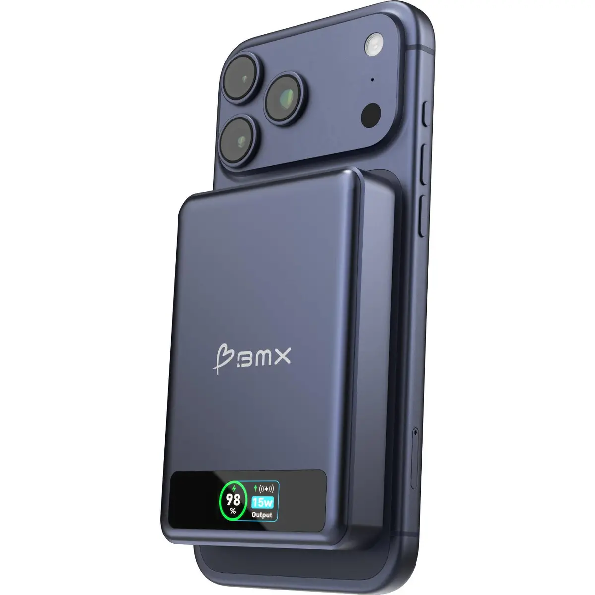Bmx Solidsafe 10K Solid-State Magnetic Power Bank (Blue) 2