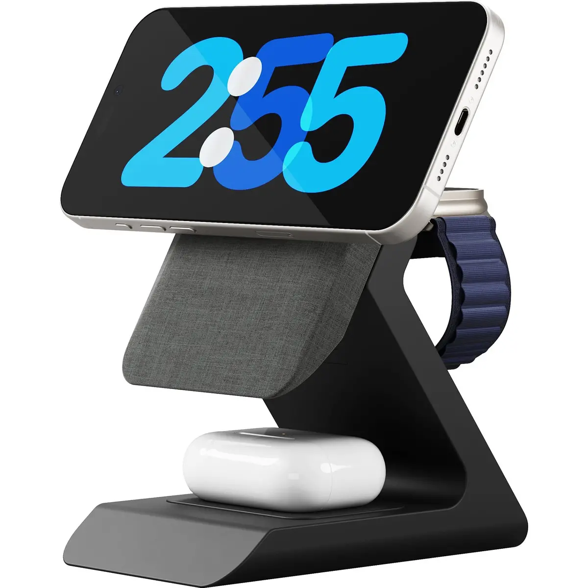 Journey Summit Ultra 3-In-1 Qi2 25W Wireless Charger (Black) 2