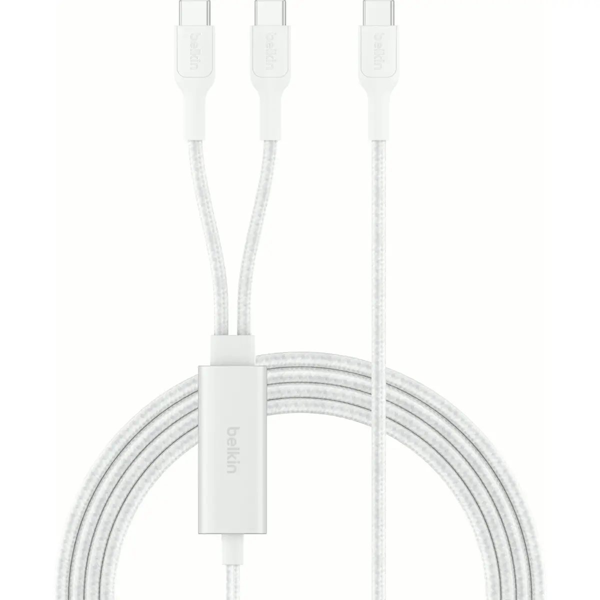 Belkin Boostcharge Pro 140W Dual Usb-C To C Cable 1.5M (White) 2