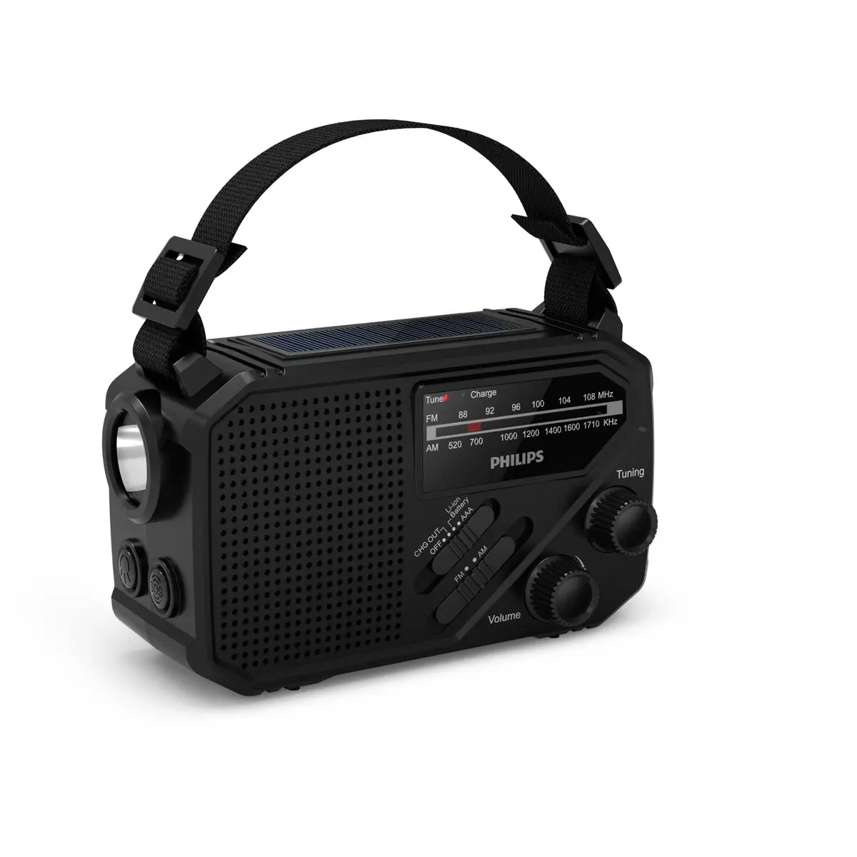 Philips Tar1609/00 Portable Radio With Torch 1