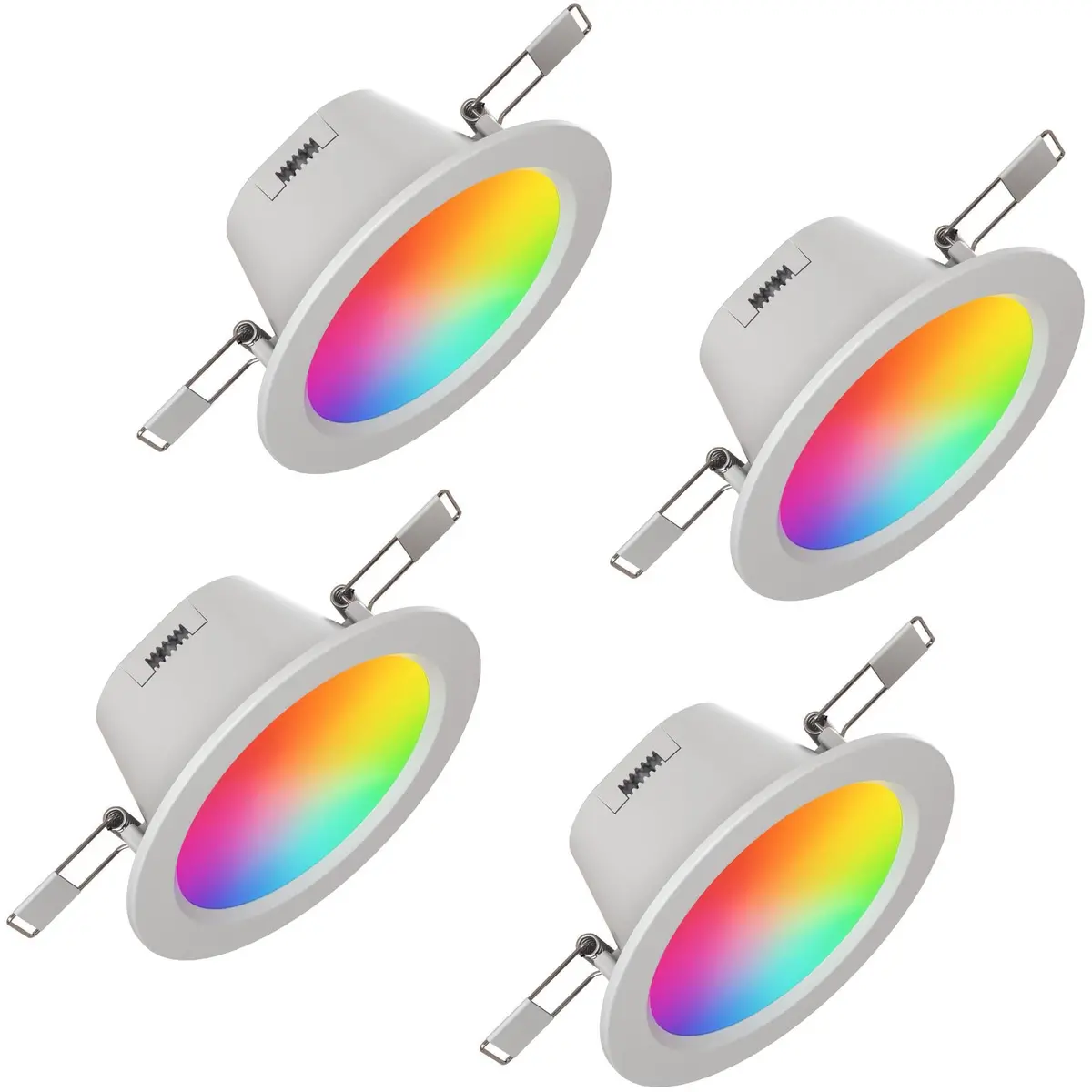 Nanoleaf Essentials Colour Smart Led Downlight  (Wifi) [4 Pack] 1