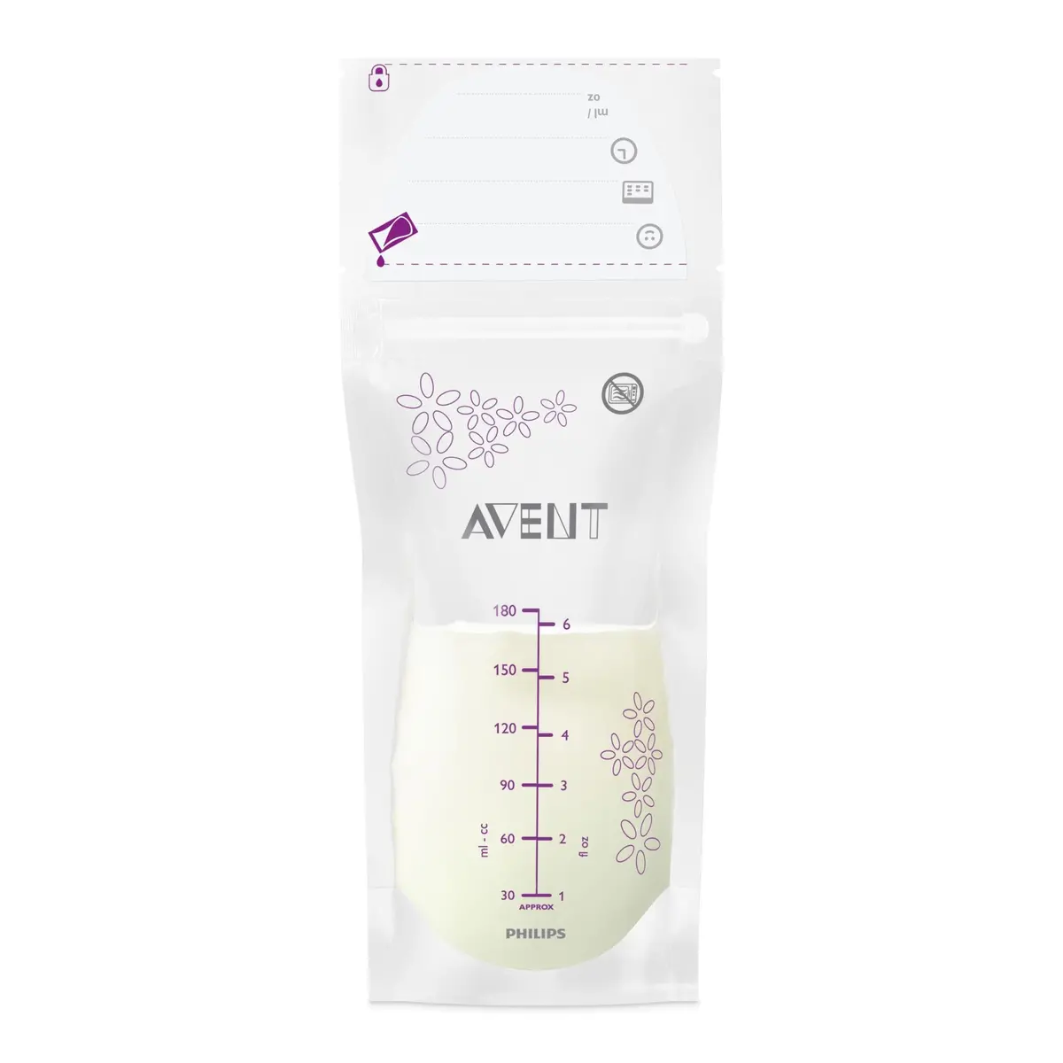 Philips Avent 180Ml Breast Milk Storage Bags (25 Pack) 1