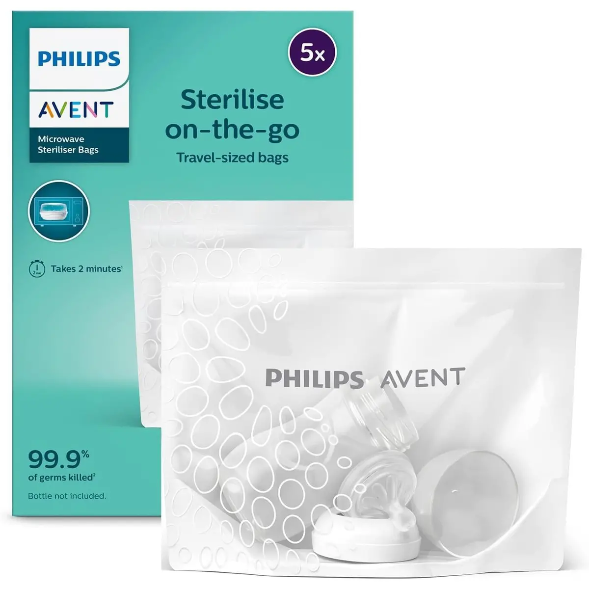 Philips Avent Microwave Steam Steriliser Bags (5 Pack) 1