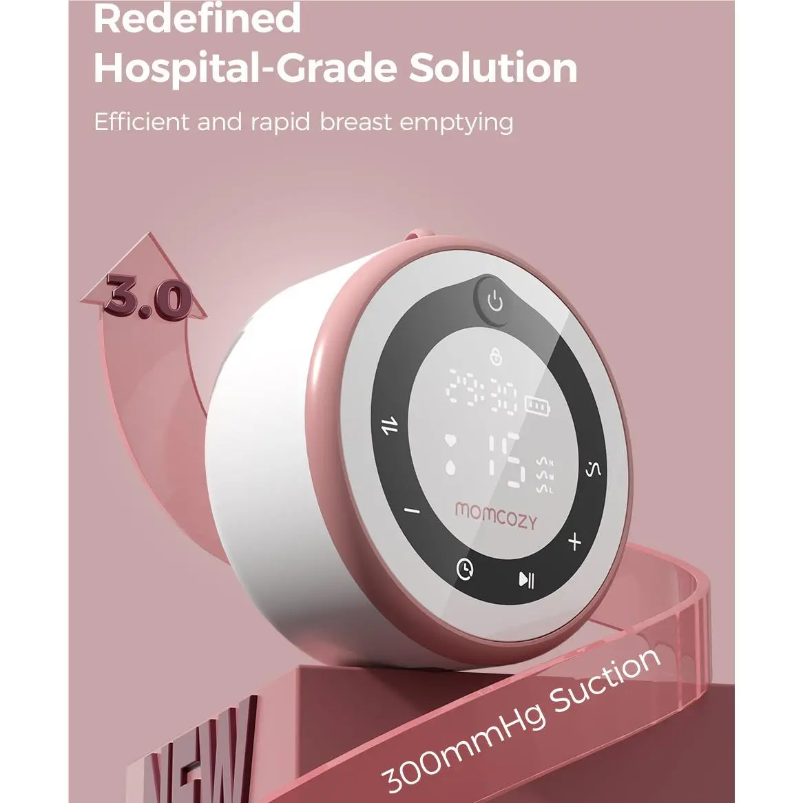 Momcozy V1 Pro Hospital-Grade Wearable Breast Pump 2