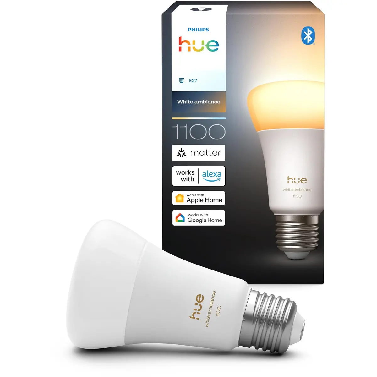 Philips Hue A60 75W Bluetooth Amber Bulb (E27) 1