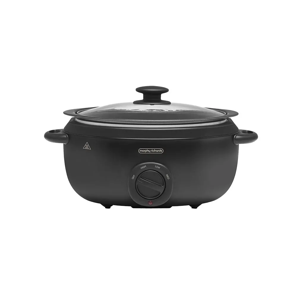 Morphy Richards 6.5L Sear And Stew Slow Cooker (Matte Black) 1